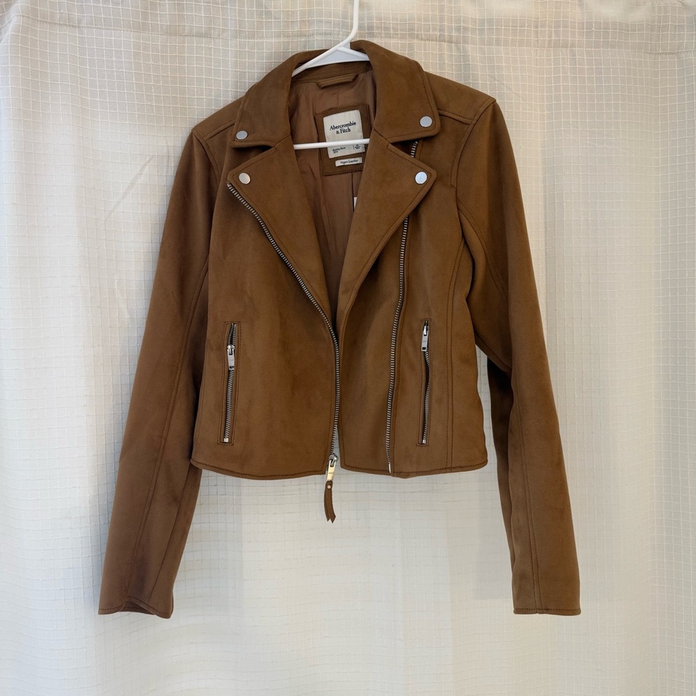 Abercrombie & Fitch Tan Suede Jacket